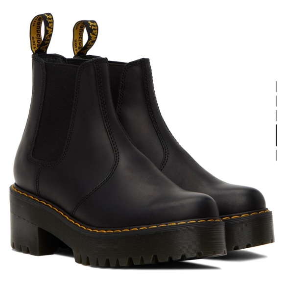 Dr. Martens Black Rometty Chelsea Boots - US 6 EU 37 - Picture 1 of 7